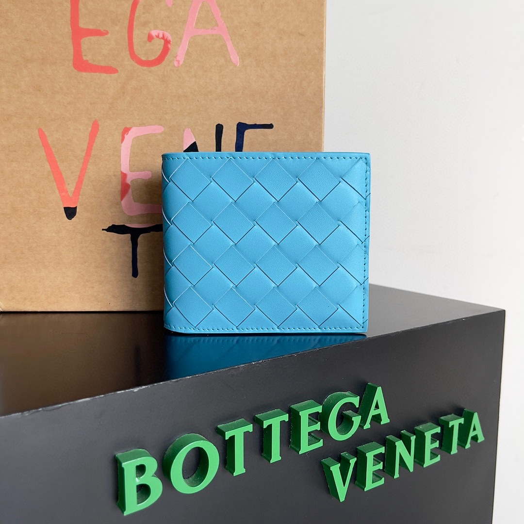Bottega Veneta BV 743211 Intrecciato Bi-Fold Wallet BV70057 - Default Title - View 1