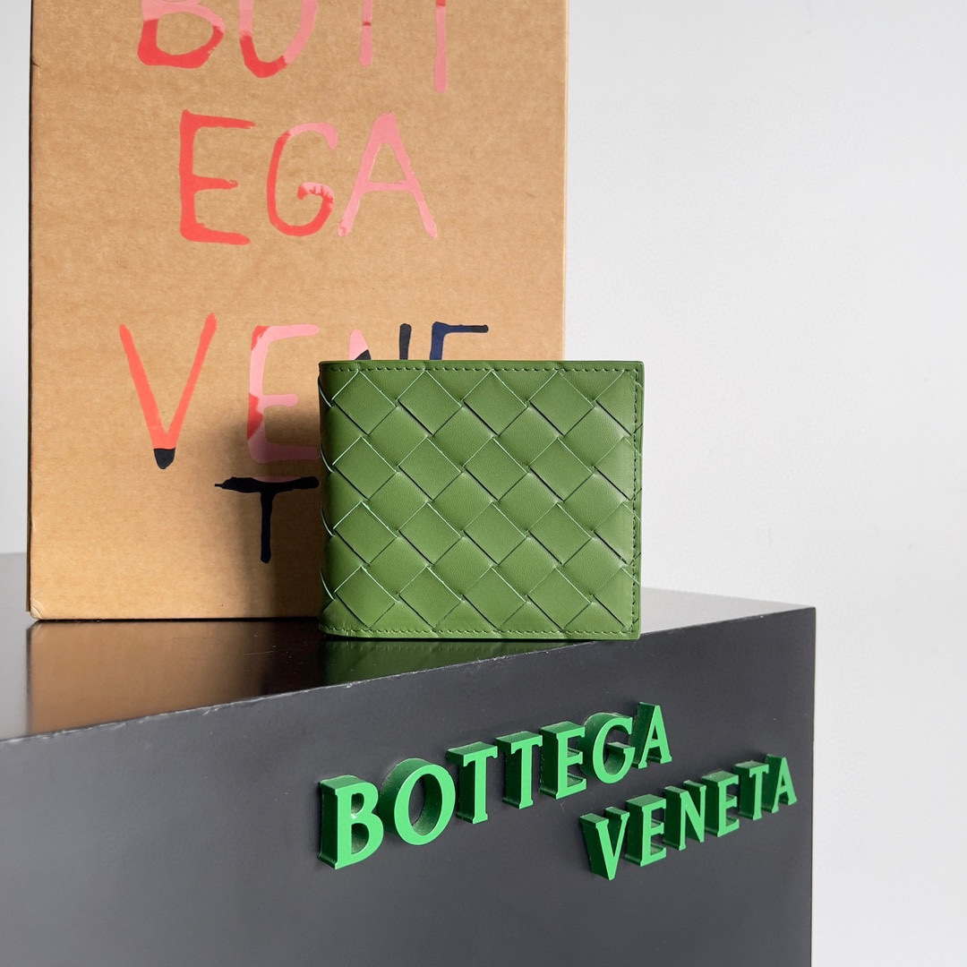 Bottega Veneta BV 743211 Intrecciato Bi-Fold Wallet BV70058 - Default Title - View 1