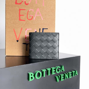 Bottega Veneta BV 743211 Intrecciato Bi-Fold Wallet BV70059 - Default Title - View 1