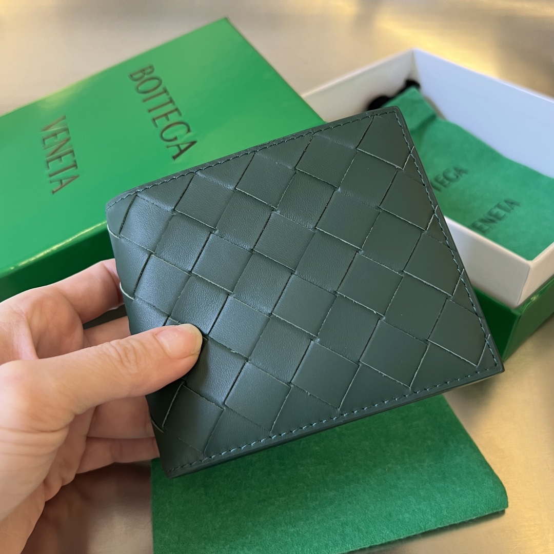 Bottega Veneta BV 743211 Intrecciato Bi-Fold Wallet BV70063 - Default Title - View 1