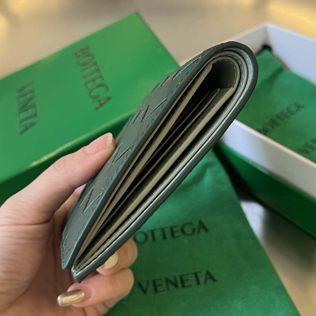 Bottega Veneta BV 743211 Intrecciato Bi-Fold Wallet BV70063 - Default Title - View 3
