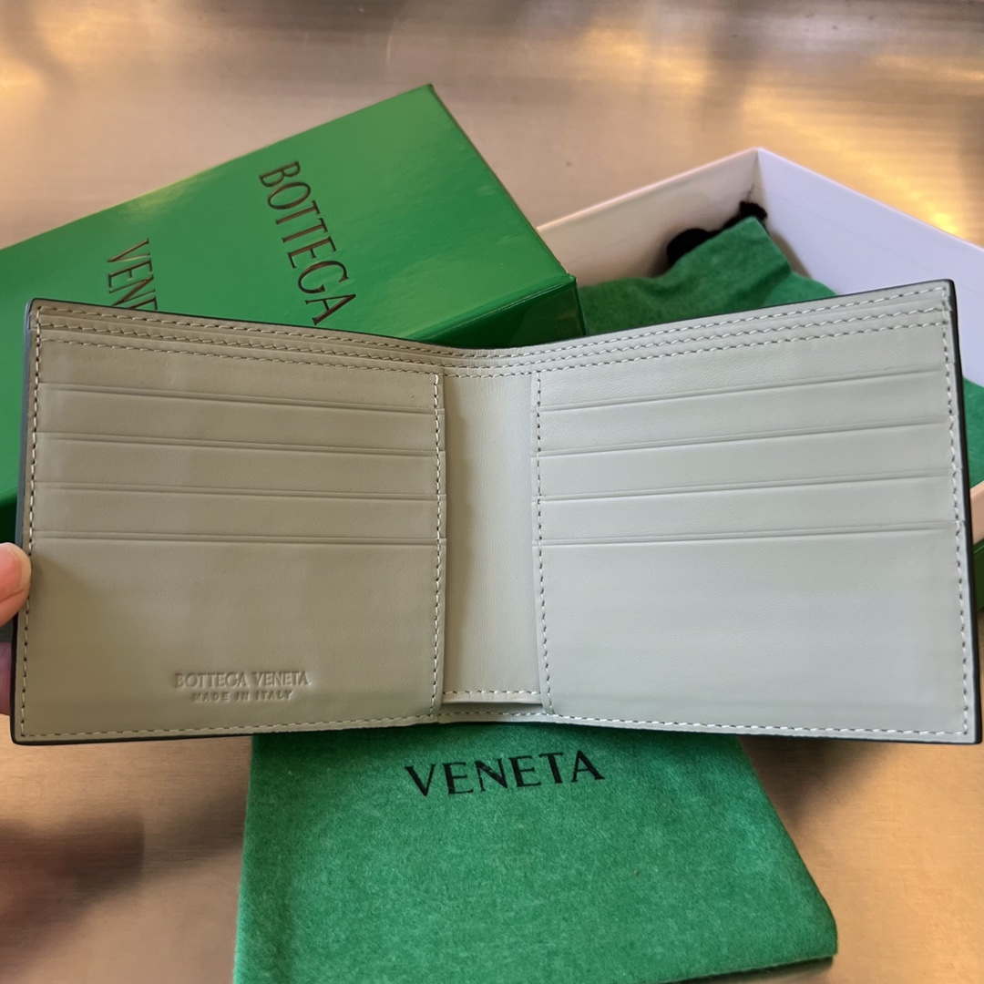 Bottega Veneta BV 743211 Intrecciato Bi-Fold Wallet BV70063 - Default Title - View 5