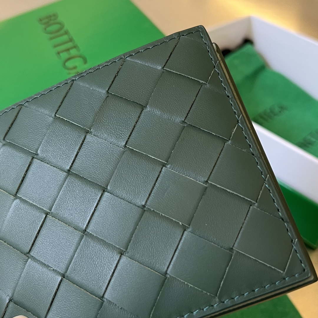 Bottega Veneta BV 743211 Intrecciato Bi-Fold Wallet BV70063 - Default Title - View 9
