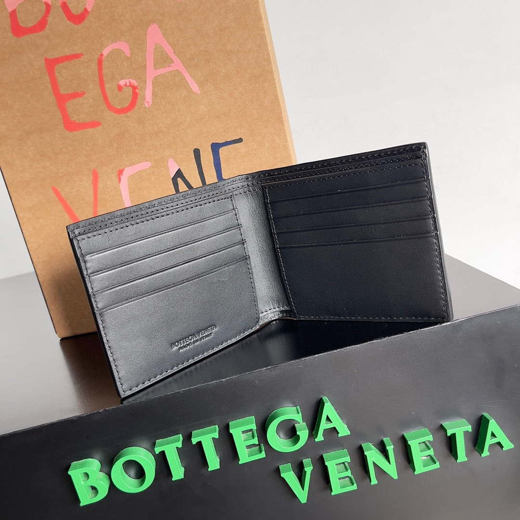 Bottega Veneta BV 743211 Intrecciato Bi-Fold Wallet BV70065