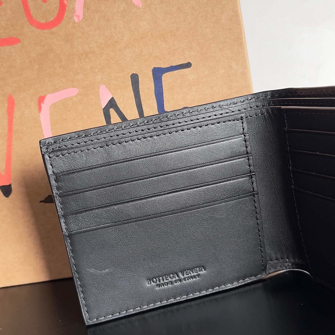 Bottega Veneta BV 743211 Intrecciato Bi-Fold Wallet BV70065 - Default Title - View 8