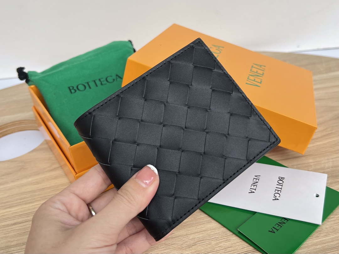 Bottega Veneta BV 743211 Intrecciato Bi-Fold Wallet BV70067 - Default Title - View 1
