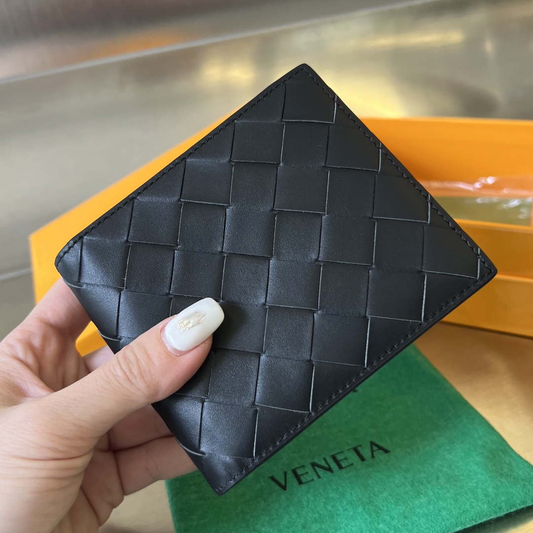 Bottega Veneta BV 743211 Intrecciato Bi-Fold Wallet BV70068 - Default Title - View 1