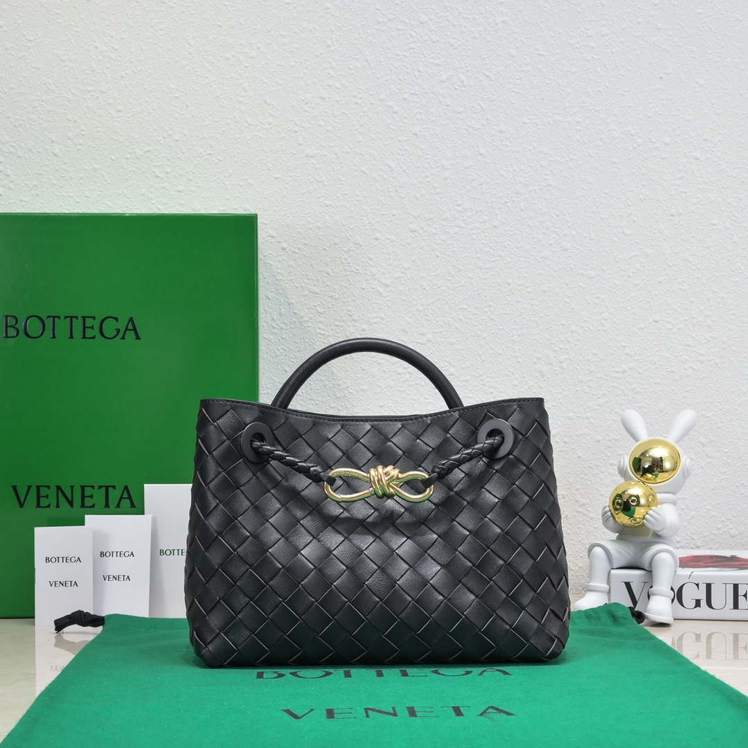 Bottega Veneta BV 743568 Small Andiamo Black - Default Title - View 1