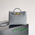 Bottega Veneta BV 743568 Small Andiamo Gray - Default Title - View 1