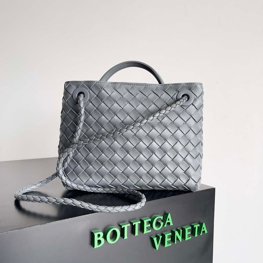 Bottega Veneta BV 743568 Small Andiamo Gray
