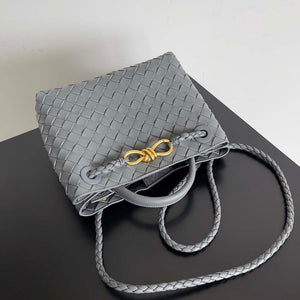 Bottega Veneta BV 743568 Small Andiamo Gray - Default Title - View 5