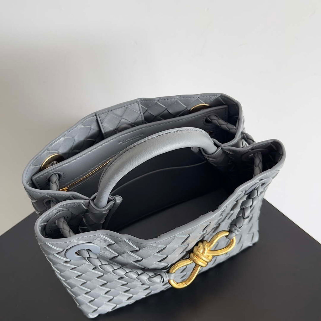 Bottega Veneta BV 743568 Small Andiamo Gray