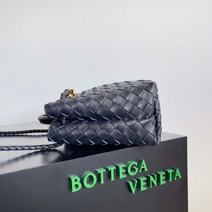 Bottega Veneta BV 743568 Small Andiamo Navy Blue - Default Title - View 3
