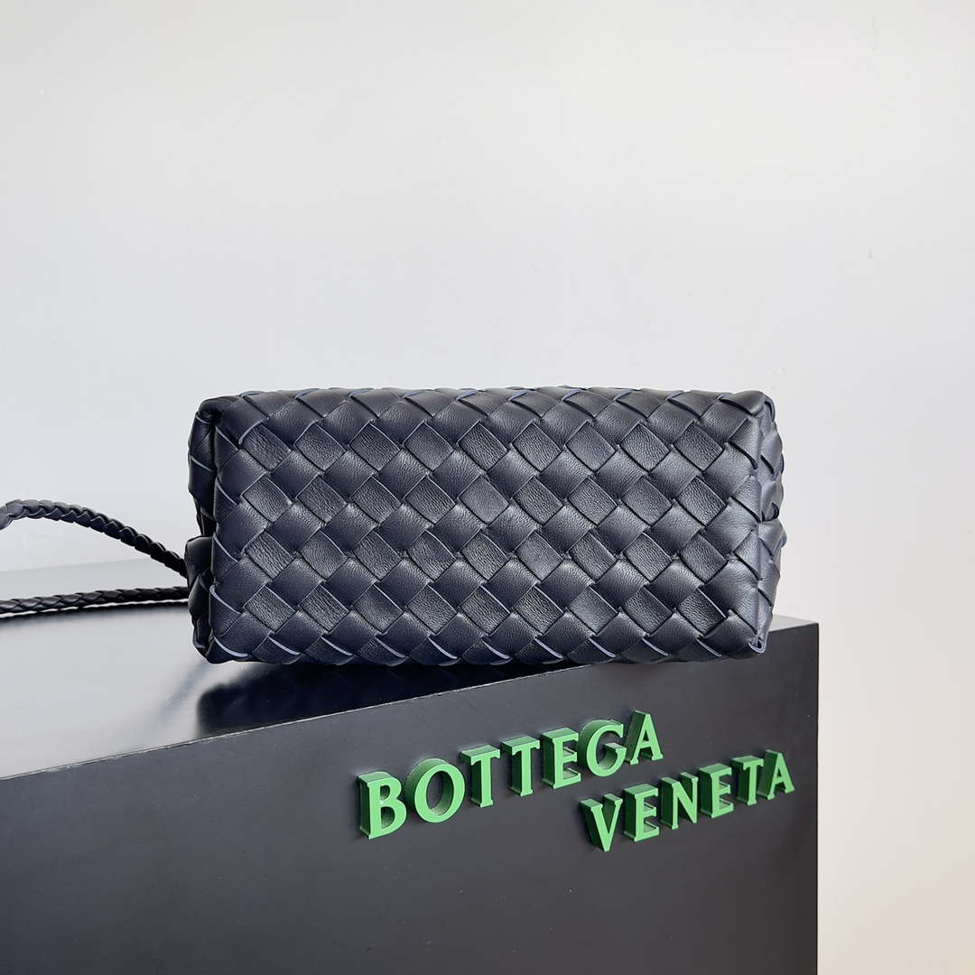 Bottega Veneta BV 743568 Small Andiamo Navy Blue - Default Title - View 4