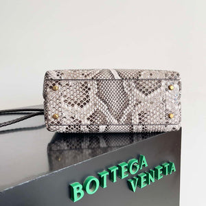 Bottega Veneta BV 743568 Small Andiamo Snakeskin Handbag BV9070 - Default Title - View 4