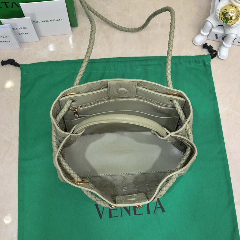 Bottega Veneta BV 743568 Small Andiamo Travertine