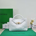 Bottega Veneta BV 743568 Small Andiamo White - Default Title - View 1