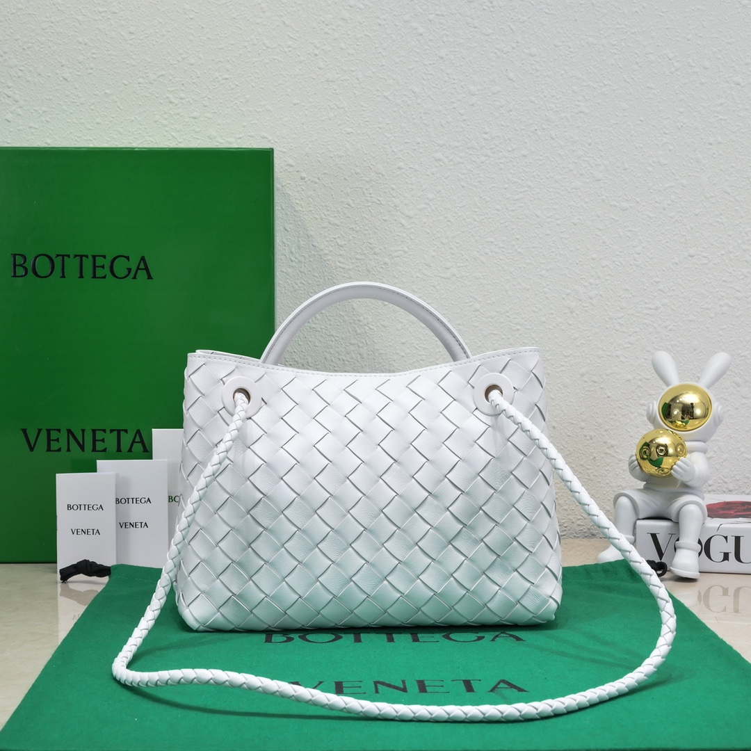 Bottega Veneta BV 743568 Small Andiamo White - Default Title - View 2