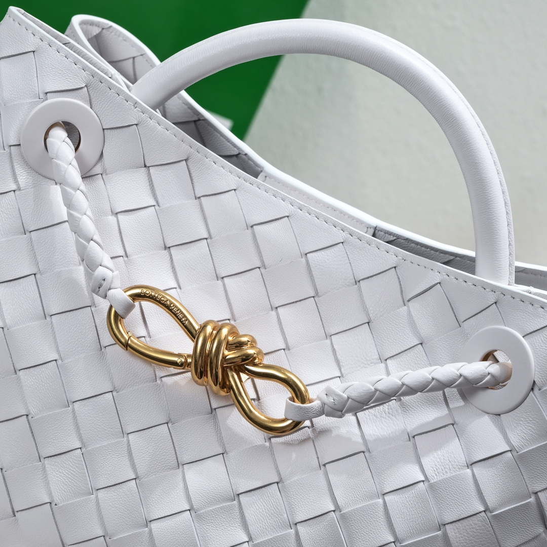 Bottega Veneta BV 743568 Small Andiamo White - Default Title - View 5
