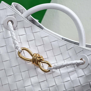 Bottega Veneta BV 743568 Small Andiamo White - Default Title - View 5