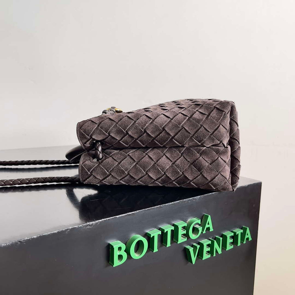 Bottega Veneta BV 743568 Small Andiamo with Suede Bag BV9001