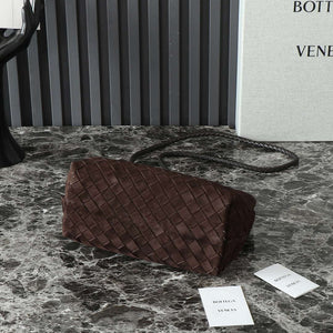 Bottega Veneta BV 743568 Small Andiamo with Suede Bag BV9002 - Default Title - View 4