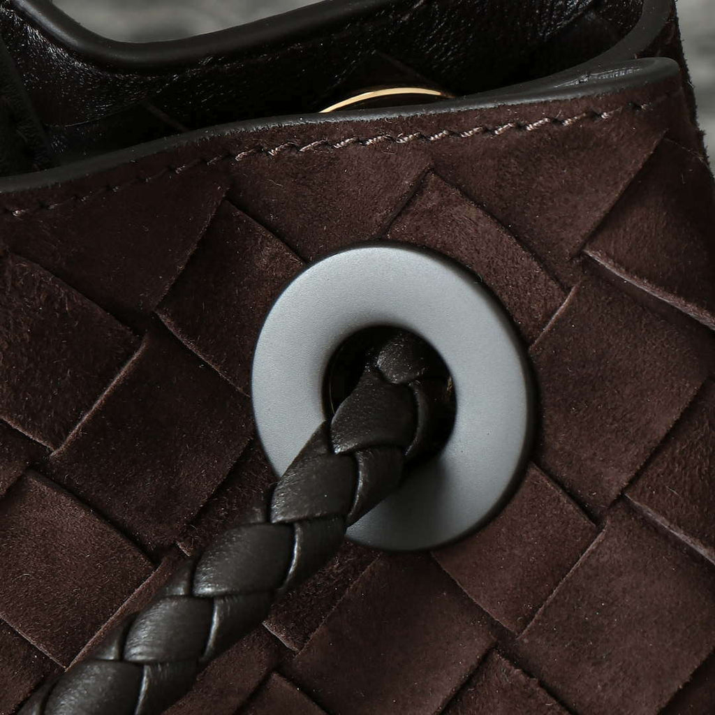 Bottega Veneta BV 743568 Small Andiamo with Suede Bag BV9002