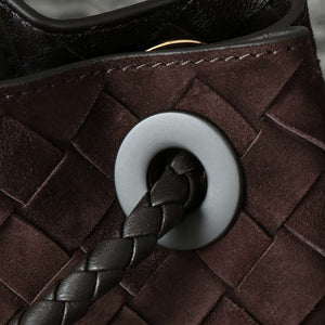 Bottega Veneta BV 743568 Small Andiamo with Suede Bag BV9002 - Default Title - View 8