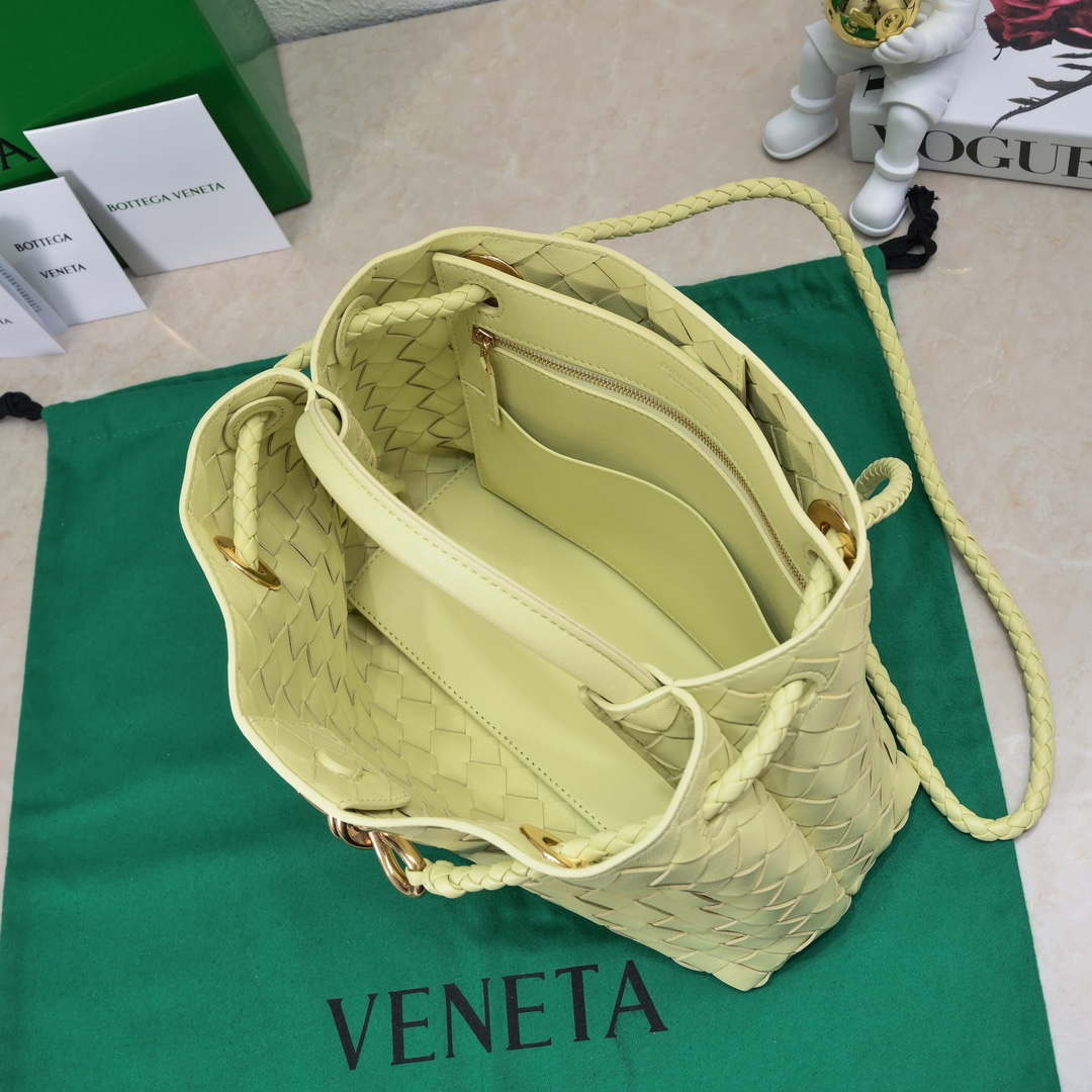 Bottega Veneta BV 743568 Small Andiamo Yellow - Default Title - View 8