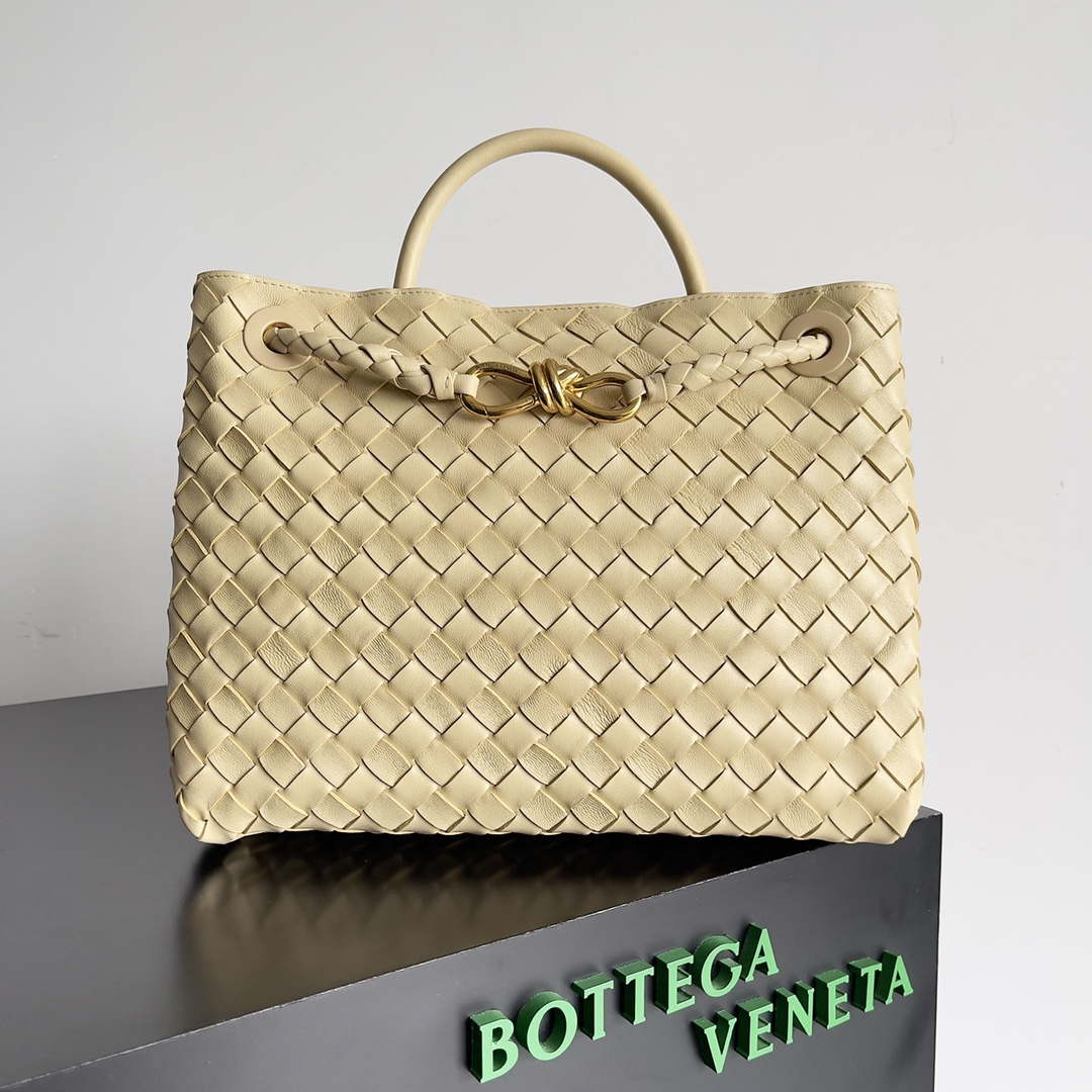 Bottega Veneta BV 743572 Medium Andiamo Apricot - Default Title - View 1
