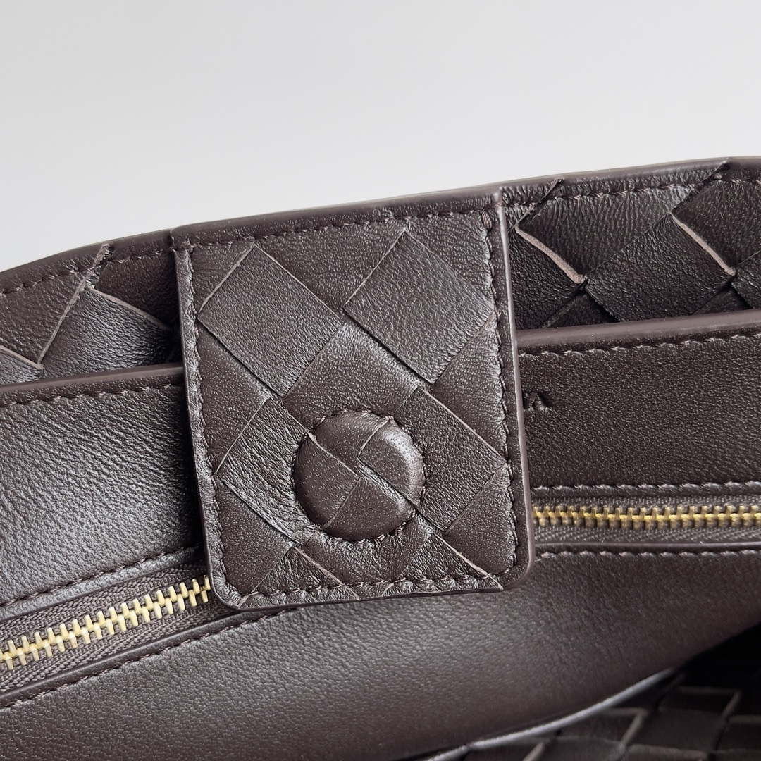 Bottega Veneta BV 743572 Medium Andiamo Drak Brown - Default Title - View 7
