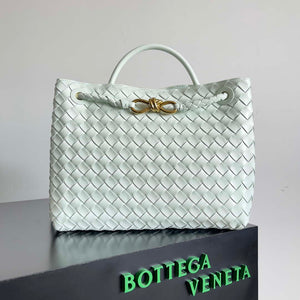 Bottega Veneta BV 743572 Medium Andiamo Glacier blue - Default Title - View 1