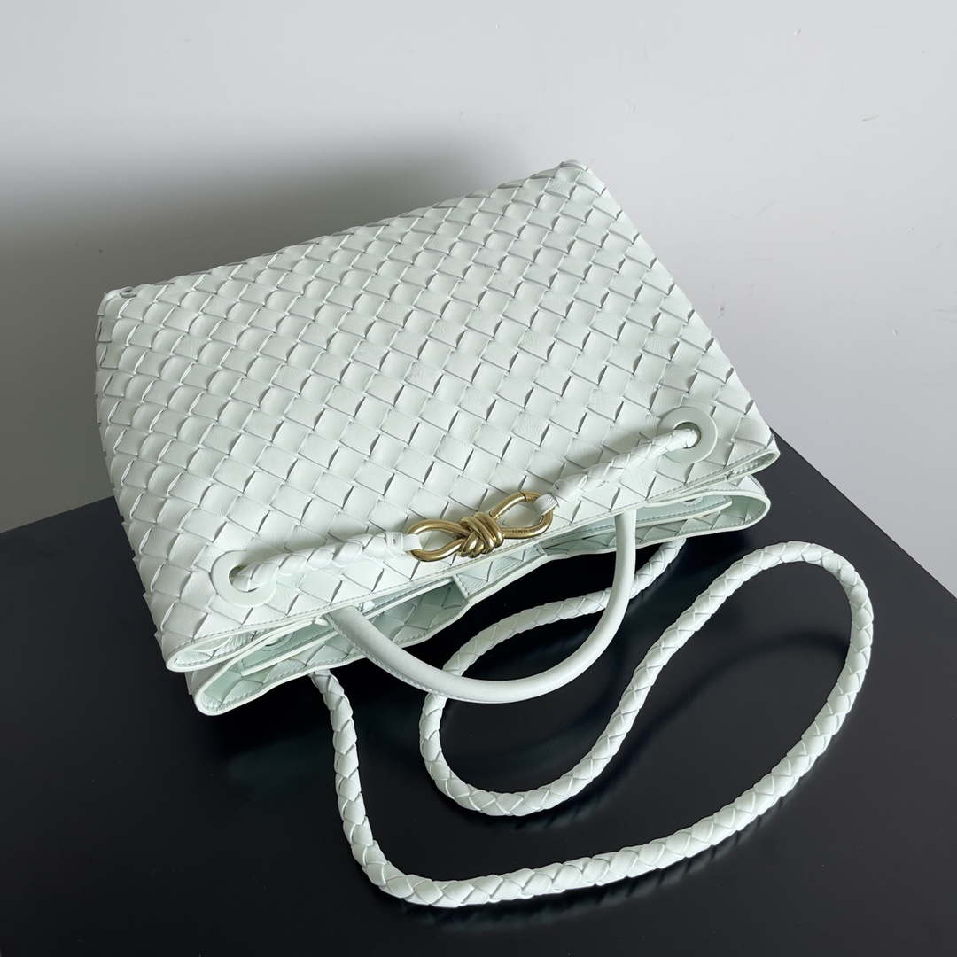 Bottega Veneta BV 743572 Medium Andiamo Glacier blue - Default Title - View 5