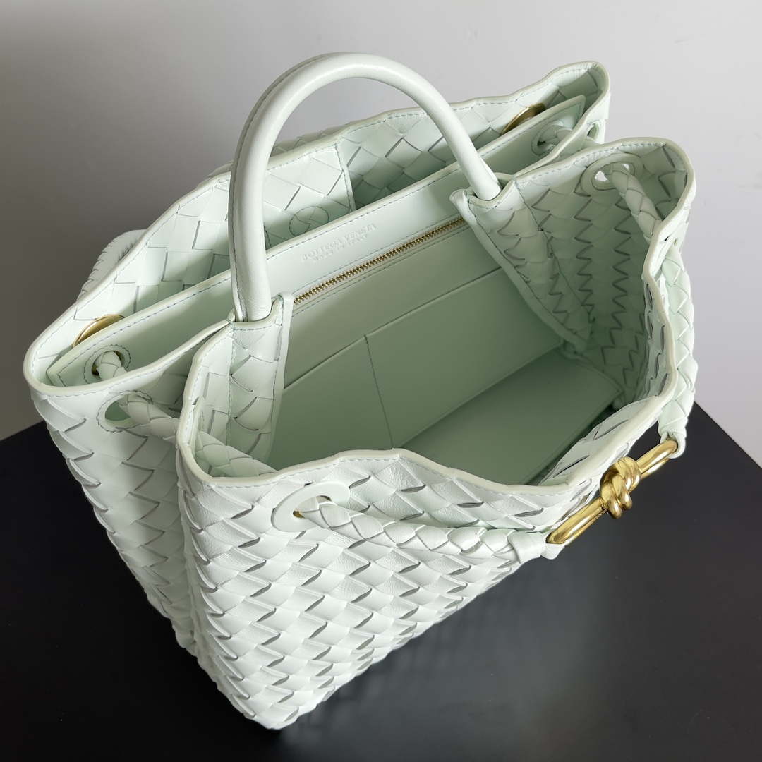 Bottega Veneta BV 743572 Medium Andiamo Glacier blue - Default Title - View 9