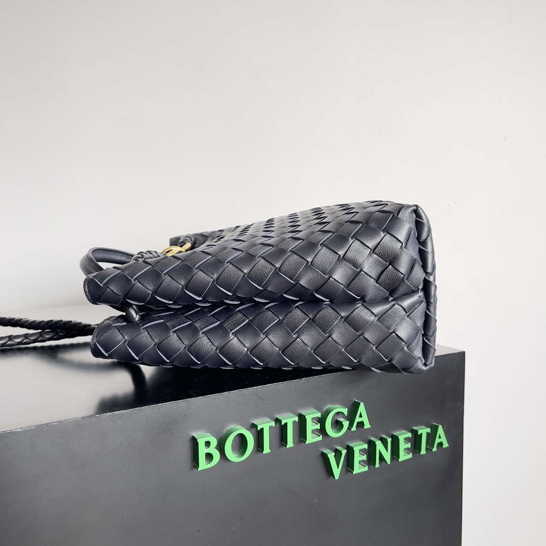 Bottega Veneta BV 743572 Medium Andiamo Navy Blue - Default Title - View 3