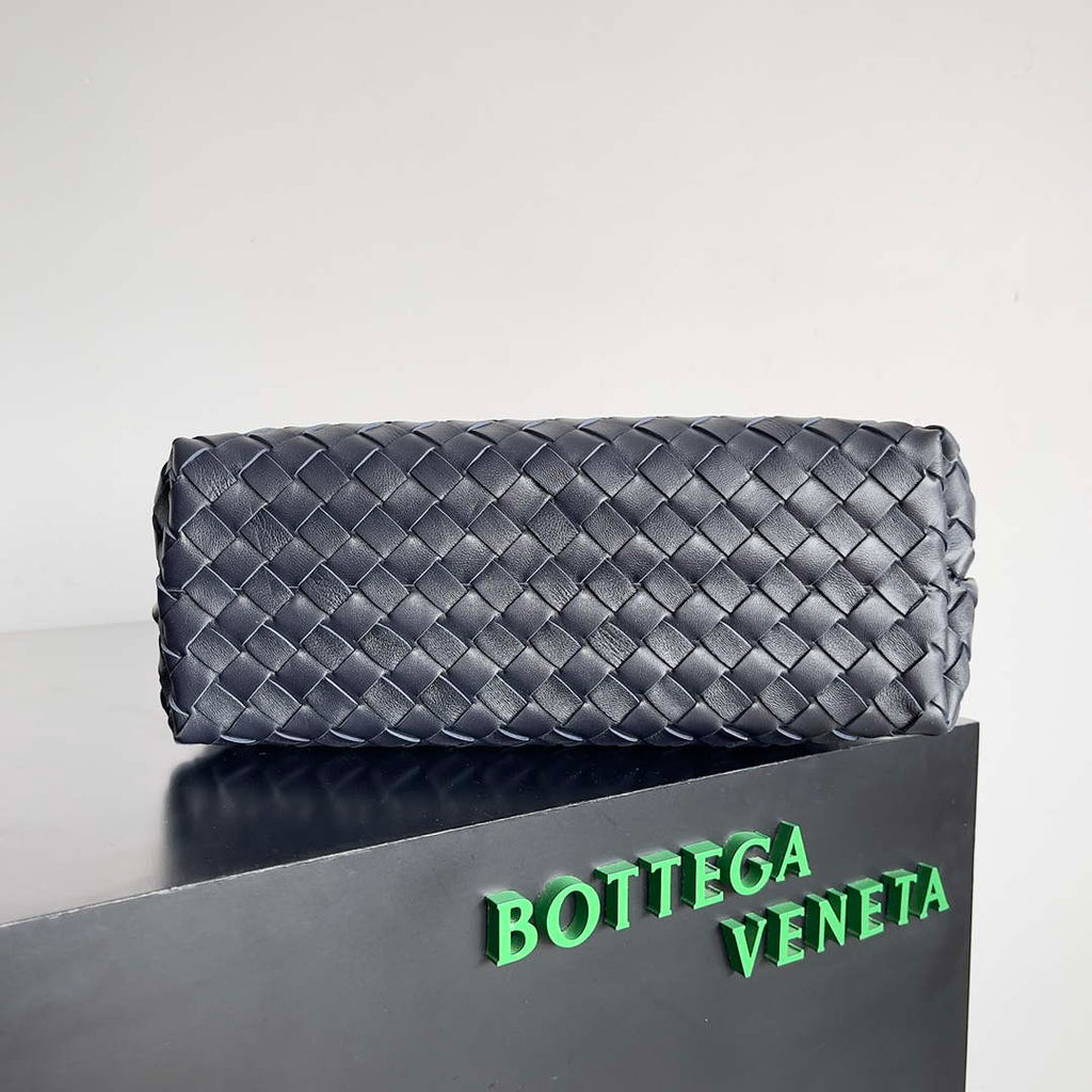 Bottega Veneta BV 743572 Medium Andiamo Navy Blue