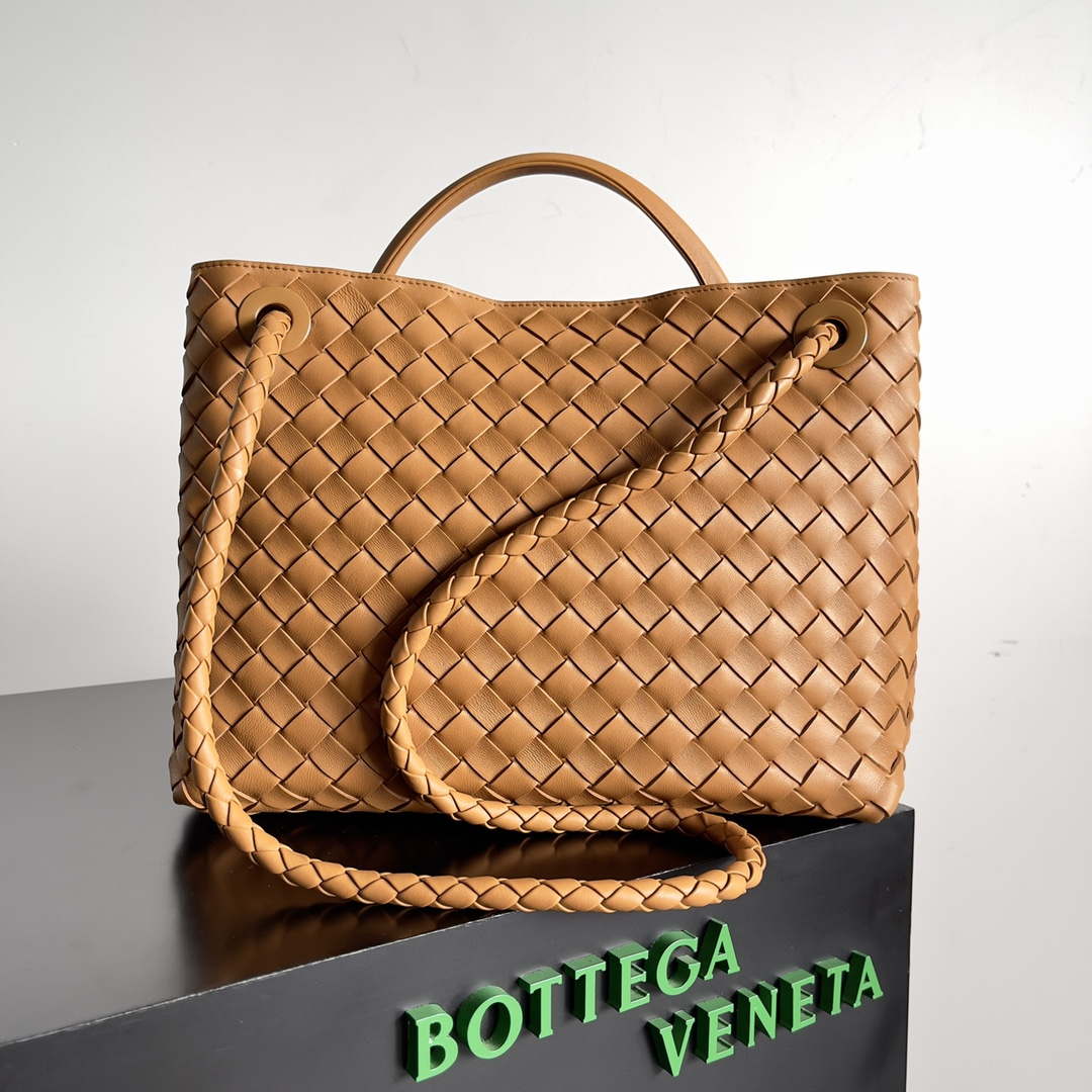 Bottega Veneta BV 743572 Medium Andiamo Tan - Default Title - View 2