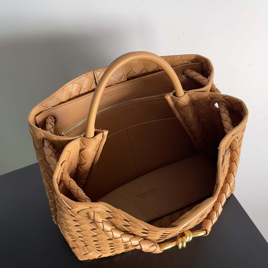 Bottega Veneta BV 743572 Medium Andiamo Tan - Default Title - View 9