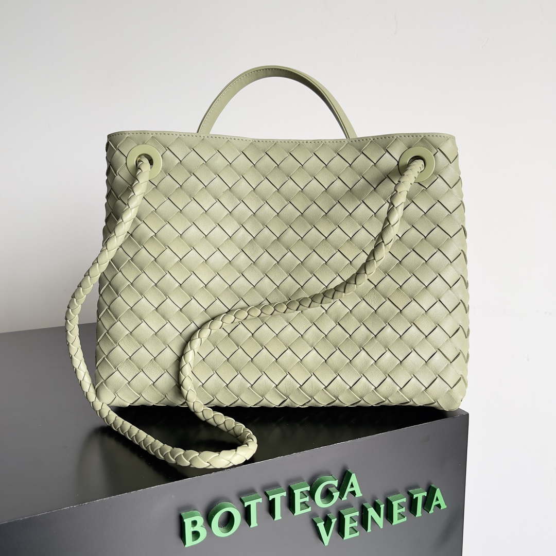 Bottega Veneta BV 743572 Medium Andiamo Travertine - Default Title - View 2