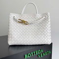 Bottega Veneta BV 743572 Medium Andiamo White - Default Title - View 1
