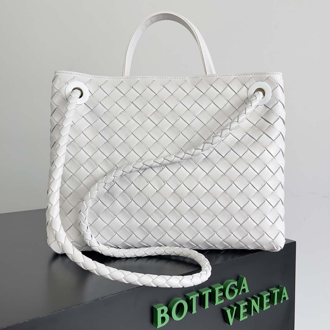 Bottega Veneta BV 743572 Medium Andiamo White - Default Title - View 2