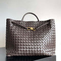 Bottega Veneta BV 743575 Large Andiamo Dark Brown - Default Title - View 1