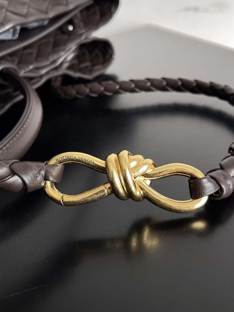 Bottega Veneta BV 743575 Large Andiamo Dark Brown - Default Title - View 5