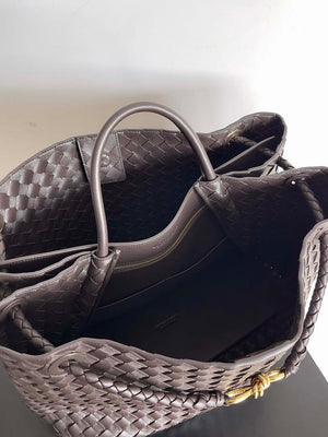 Bottega Veneta BV 743575 Large Andiamo Dark Brown - Default Title - View 9