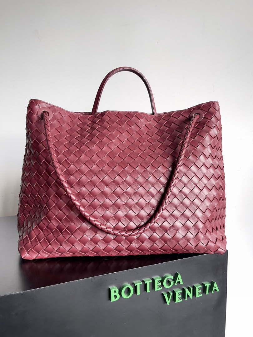 Bottega Veneta BV 743575 Large Andiamo Wine Red - Default Title - View 6