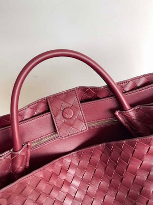 Bottega Veneta BV 743575 Large Andiamo Wine Red - Default Title - View 7