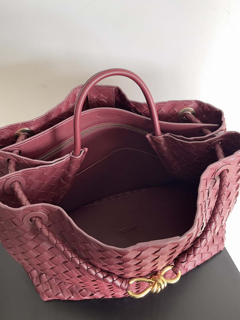 Bottega Veneta BV 743575 Large Andiamo Wine Red - Default Title - View 9