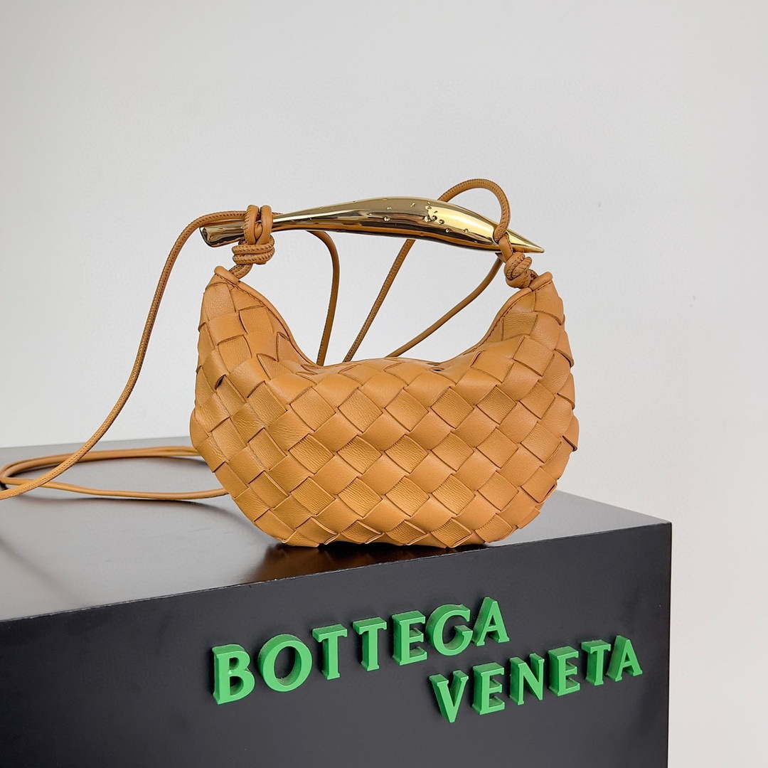 Bottega Veneta BV 744267 Mini Sardine Brown - Default Title - View 1