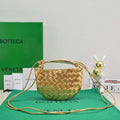 Bottega Veneta BV 744267 Mini Sardine Cross-body bag realised with Intrecciato Gold - Default Title - View 1