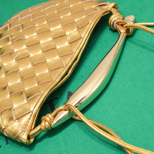 Bottega Veneta BV 744267 Mini Sardine Cross-body bag realised with Intrecciato Gold - Default Title - View 6